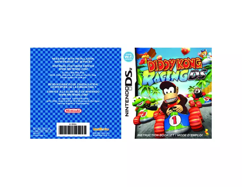 manual for Diddy Kong Racing DS